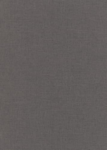 Erismann Tapete | Kollektion Casual Chic | 10262-10 | Vliestapete | Einfarbig | 0.53 x 10.05 m | Grau | Wohnzimmer | Flur | Büro | Küche | Wohnräume
