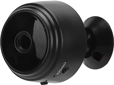 Dioche Caméra WiFi Intérieur, 90° Caméras Dômes, Connectée Smartphone avec Détection Caméra de Sécurité WiFi ABS sans Fil Intelligente Vision Nocturne Moniteur à Distance IP pour Maison