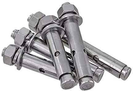 Dehnschraubenbolzen, Befestigungsstopfen, Bolzenhülse, Ankerbolzen, Schraubenmuttern, M14 304 Keilanker Dehnbolzen Eingebaute Dehnschraube Länge 80 mm-300 mm (1 Stück) (Size : 1Pc M14x180) ( Color : -