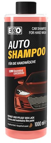 EXO® Autoshampoo Konzentrat mit Grapefruitduft - pH-neutral und schaumstark - entfernt schonend den Schmutz - für bis zu 30 Wäschen