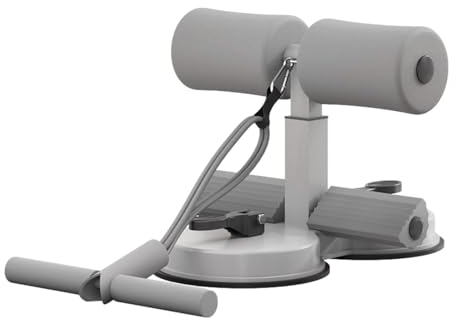 LearnLyrics Sit-Up-Bar-Boden, Sit-Up-Trainingsgerät, Sit-Up-Maschine mit Saugnäpfen, Sit-Up-Assistent-Gerät, stabile Bauch-Assistent-Sit-Ups-Bar mit Saugfußhalter, Heimtraining, Bauchtraining