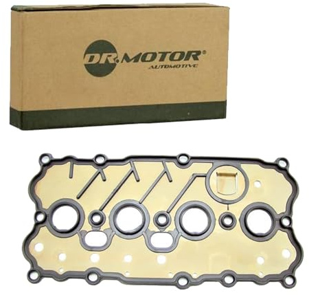 DR.MOTOR AUTOMOTIVE DRM01608 Zylinderkopf- / Ventildeckeldichtung Kompatibel mit VW Golf 5 Schrägheck 1K1 06D103483D | Kompatibel mit: AUDI A3, A3 Sportback, A4 B6, A4 B6 Avant, VW GOLF V, TOURAN