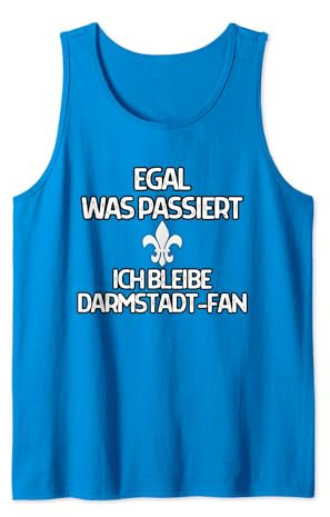 Darmstadt Aufstieg Fußball Lilien Fan 98 Hessen blau weiss Tank Top