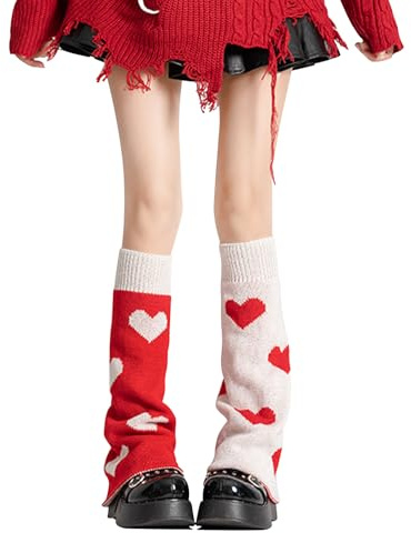 WODECASA Damen Gothic Leg Warmers Beinwatscher