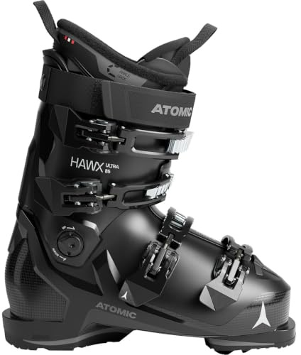 ATOMIC HAWX Ultra 85 W Skischuhe - Schmale Ski-Boots mit 98 mm Passform - Memory-Fit Skistiefel aus robustem PU - Hochwertige Ski-Schuhe mit 3D Stretch Zehenbox