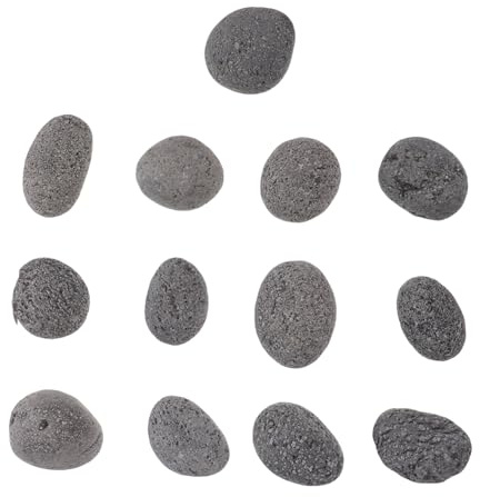 VANZACK 1bolsa Roca Volcánica Natural y Piedra para Fogata Rocas Reutilizables para Chimeneas Decoración para Fogata De Camping Materiales para Calentador De Patio Exterior