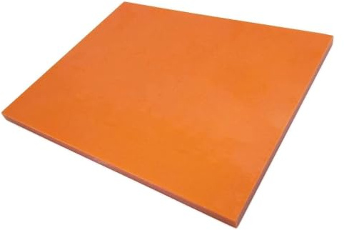 Orange Red Bakelite Board Thickness 4Mm, Phenolic Laminated Resin Flat Suitable for Pcb Industry Drilling Plate,400×500×4mm(500x500x4mm)