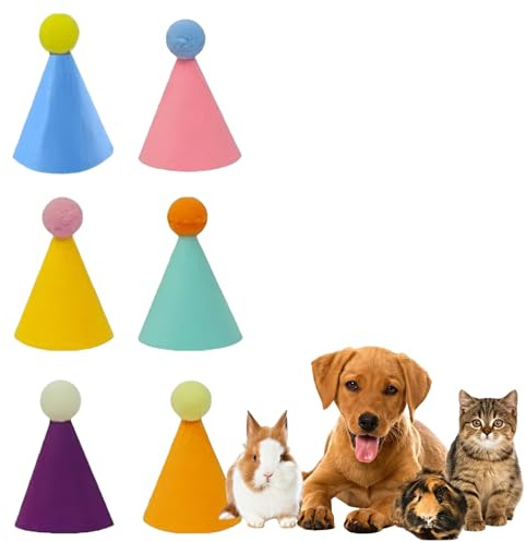 Partyhüte für Haustiere, Happy Birthday-Hüte für Hund und Katze, wiederverwendbare und verstellbare Tier-Geburtstagsdekorationen, personalisierte Geburtstagsparty-Hüte, breite Palette von Anwendungen