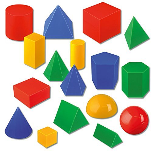 Große Geometrie-Körper, 17-teiliges Set, Demonstrationsmaterial | Wiemann Lehrmittel