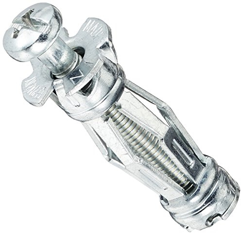 Molly m16100pb-xj Metal Cavity Wall Dowels 100 Pieces 5x36 mm + Screws for Hollow Materials – Conditioning Pro, Gray, Set of 200 Pieces