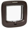 PetSafe Manual-Locking Cat Flap with Easy Install, Brown, 4 Way Manual Lock, Exclusive Entry, For Cats Up To 7 kg, Energy Efficient
