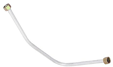 QUARKZMAN 435mm Aluminio Aire Compresor Escape Tubo x 1uds Herraje Accesorios Pieza Reemplazo para Aire Compresor, [Plateado Tono]