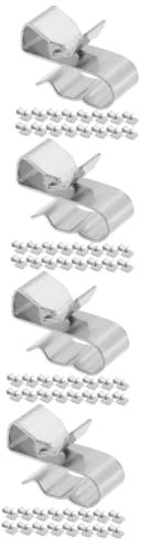 ULTECHNOVO 100 Stk Solarkabelklemme Kabelclips Das Kabel Vorrichtung Anhängerrahmen-kabelklemme Drahtklemmen Für -verkabelung Kabelbaumklemmen Anhängerrahmen-drahtclips Rostfreier Stahl