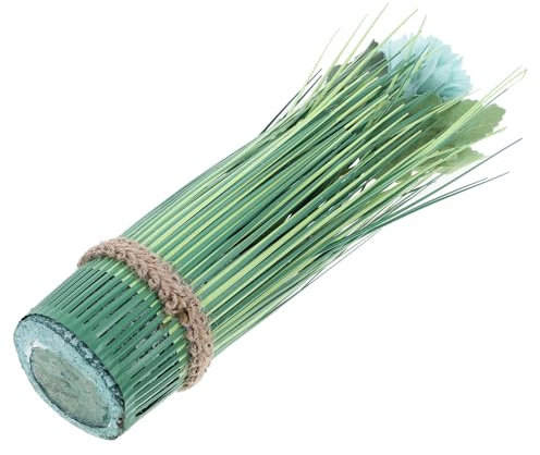 Cabilock Cespuglio Erboso Artificiale Decorazione Finta Con Di Cipolla Per Centrotavola e Vasi Effetto Per Casa e Ufficio Senza Manutenzione e Facile Da Pulire