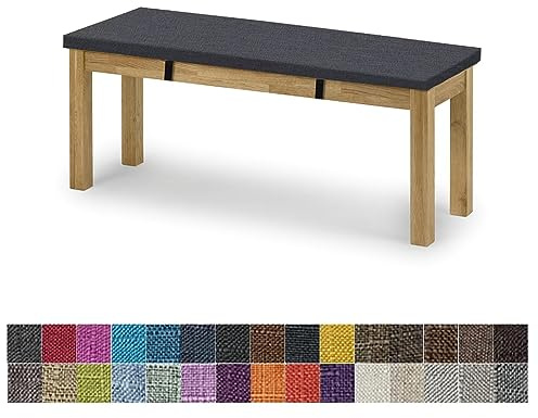 Outdoor Bankauflage Wasserdicht Sitzkissen für Gartenmöbel 90x40x8cm Warmgrau