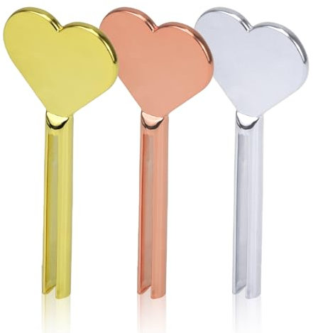 GlamRays 3 Stück Tubenquetscher, Zahnpasta-quetscher, Rohr-quetscher-Werkzeug, Zahnpasta-quetscher, Metall-Rohr-quetscher, Rohr-Roller, Tubenquetscher für Alle Tube(3 Farben)