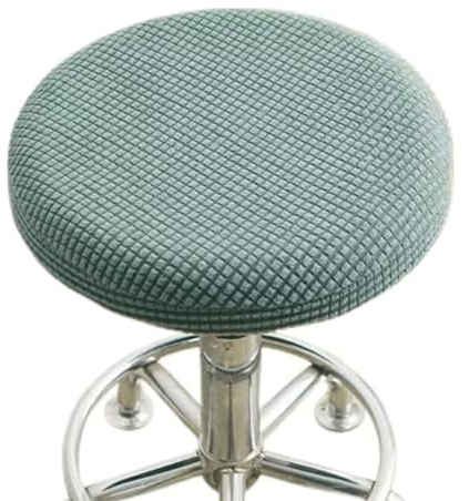 VEAI Funda Elástica para Taburete Redondo Lavable Diámetro 25-30/30-36 cm - Funda Protectora para Taburetes de Bar y Sillas Giratoria(10#,25-30cm)