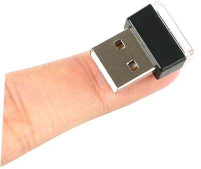 OSOLADY Éclairage Intérieur Voiture USB LED Lumières d'Ambiance Réglables Mini Taille d'Énergie Éclairage de USB Accessoires de Décoration Automobiles