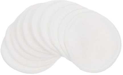 DECORNIJIA 10 Wiederverwendbare Wattepads aus Baumwolle Weich und Kompakt für Sanfte Gesichtsreinigung und Vielseitige Hautpflege Beim Reisen Geeignet