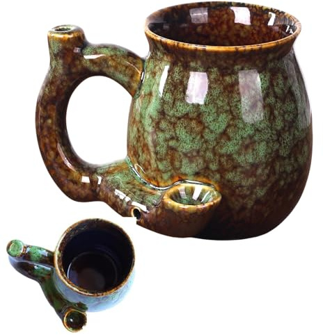Kaffekopp, kulinarisk servis 380 ml mikrovågssäker - keramisk mugg med för varm choklad - för kalla drycker mjölk kaffe cocktail present dam