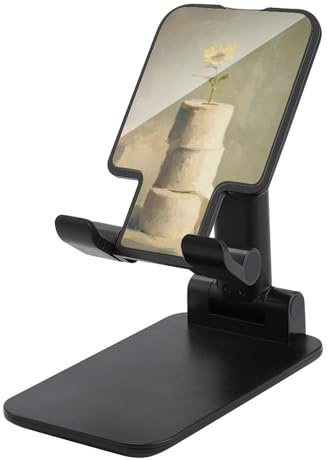 Jubonexis Sunflower Inserted Toilet Paper Rolls Minimal Cell Phone Stand Foldable Adjustable Phone Stand for Desk