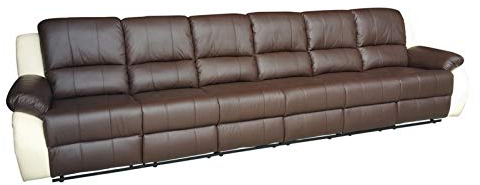 Mapo Möbel Voll-Leder Couch Sofa-Garnitur-Relaxsessel Polstermöbel-Fernsehsessel 5129-6-377-2119