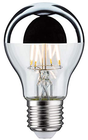 Paulmann 28670 LED lamp Filament GL 6.5 watts lamp Crown Mirror Silver 2700 K Warm White E27
