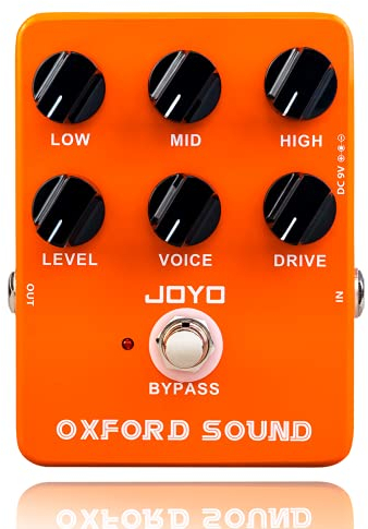 JOYO Overdrive Gitarreneffektpedal Verstärker Simulation Verzerrungspedal für E-Gitarre – Bypass (Oxford Sound JF-22)