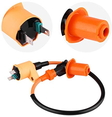 Automotive Racing Motor, Zündspule für GY6 50 cc 125 cc 150 cc Motor, Motorrad, Dirtbike, Roller, Mofa, Moped, Roller, Kart (orange)