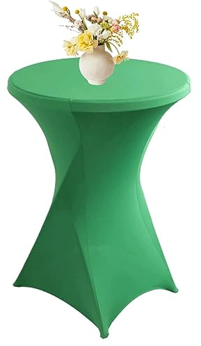 Set Stretch Stehtisch Husse Für Bistrotisch Ø 80-85 Cm Elegante ,Verstärkung Im Fußbereich,40°C Maschinenwäsche ，Stretch-Husse Schwarz Hussen Für Stehtische Und Bistrotische80×110cm, ( Color : 17# , S