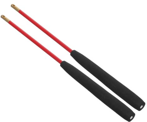 KONTONTY rutschfeste Solide Chinesische Diabolo Sticks Mit Lochdesign Lange Fiberglasstäbe Komfortable Griffe Für Fortgeschrittenes Jonglieren Und Kreative Tricks Leicht Und Praktisch Für o