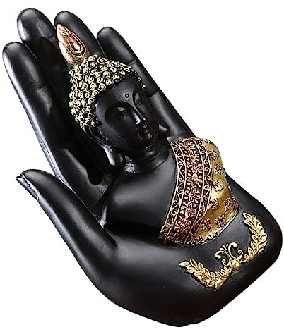 IMIKEYA Wohndekoration Buddha Sitzender Buddha Gartendekoration Zen-Garten Asiatische Buddha-Statue