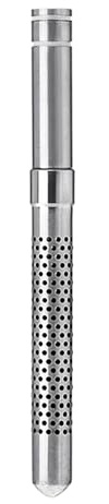 DONGKER Aquarium Lily Pipes Ablauf mit Oberflächenabsauger für Aquarien Filtern Systems, Lily Skimmer Zufluss-/Abflussrohr aus Edelstahl für bepflanzte Aquarien