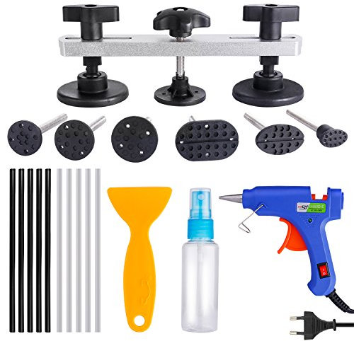 Uolor Kit de Réparation de Bosses de Carrosserie Automobile, Outil de Retrait de Bosses, Kit de Réparation sans Peinture pour Voitures