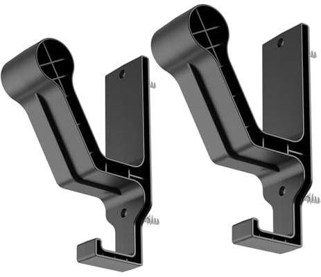 Support mural pour casque avec vis pour utilisation polyvalente