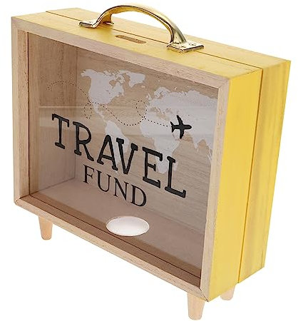 Toyvian Transparente Piggy Bank Und Kindersparschwein Für Schlafzimmer Büro Und Dekorative Aufbewahrungsbox Für Münzen Farbige Beleuchtung