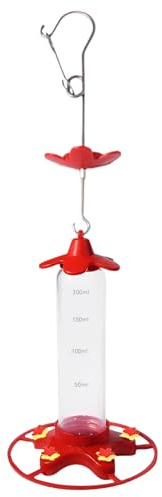 Hummingbird Feeder - Outdoor Leak Tongs Hummingbird Feeder Automatic Bird Feeding Device Garden Backyard Decoration for Pricking