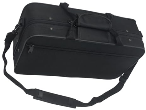 Toddmomy Portable Shockproof Clarinet Carrying Bag with Shoulder Strap, Lightweight Canvas Clarinet Protector Case for Travel and Performance