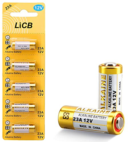 LiCB 23A A23 12V Alkaline Battery (5PCS)