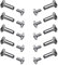 10 Stück M4 x 10 mm Verbindungsschrauben, Hülsenschrauben, Edelstahl Möbelschrauben, Schrankverbinder für Schränken, Schränken und Kleiderschrank