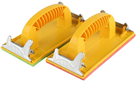 SUOYATE Levigatrice a Mano con Supporto per Carta Vetrata in Spugna Leggera - Utensile Abrasivo con Manico in Plastica per Levigatura