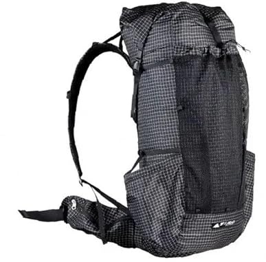 Acqorad 3F UL GEAR QiDian Pro UL 46+10L Rucksack Outdoor Klettern Tasche Camping Wandern Taschen UHMWPE Ultraleicht, GRAU, Unisex, Leichtgewichtig (Black)