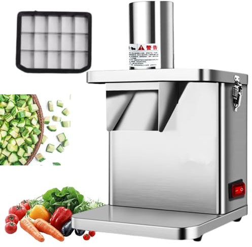 LFfwynog Picadora de Cocina, rallador eléctrico para Uso doméstico en la Cocina, trituradora de Control de un Solo Toque, máquina para Hacer ensaladas para Frutas, Verduras, rallador,15 * 20mm