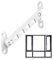 Shxupjn Limitador de ventana, Limitador de seguridad de ventana abatible | Bloqueo de ventana Protección para niños Restrictor de ventana - Gancho de viento para ventana, pestillos de seguridad para
