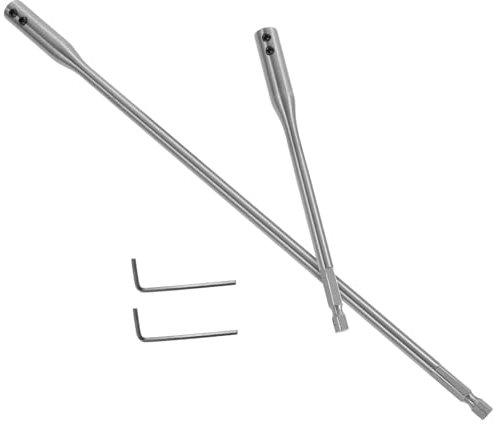ASAKKURA High-Carbon Steel Drill Bit Extension Set Wood Spade Bit Extensions Hand Tool Compact Portable