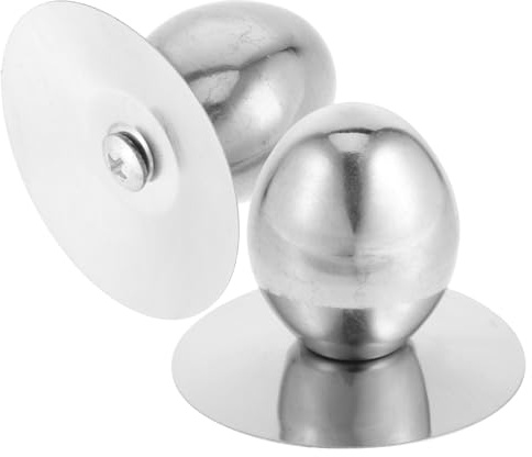 MAGICLULU 2Pcs Pot Lid Replacement Knob Universal Cookware Pot Lid Handle for Pan Skillet Casserole Kettle and Slow Cooker Covers Easy Install Kitchen Accessory