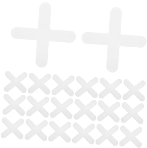 LOORGVEL 1000pcs Tile Leveling Spacers Cross Clips for Wall and Floor Installation Tile Grout Accessories for Precise and Leveling