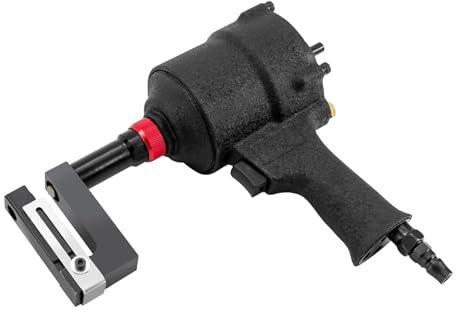 YiAndeli 3,2-13mm Pneumatisch Lochstanze, Air Panel Gerade Blech Metall Locher Werkzeug Hand Druckluft-Stanzwerkzeug Für Türen & Fenster Fabrik Büro Heim