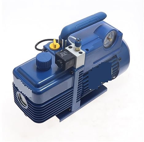 JVDDI Pompa per Vuoto HVAC V-i240SV Pompa a Vuoto 2 Fase Refrigerante Aria Condizionata Pompa A Vuoto for R410A R407c R134a R12 R22 Refrigerante 4CFM