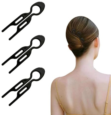 TOEECY 3 Pièces Épingles à Cheveux Fourchette Vintage Peignes Chignon Accessoires Coiffure Femme Pinces Cheveux Classiques